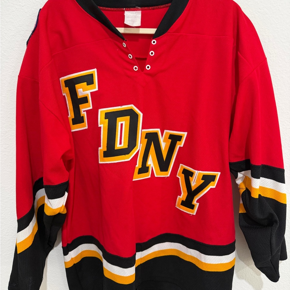 Red FDNY Hockey Jersey